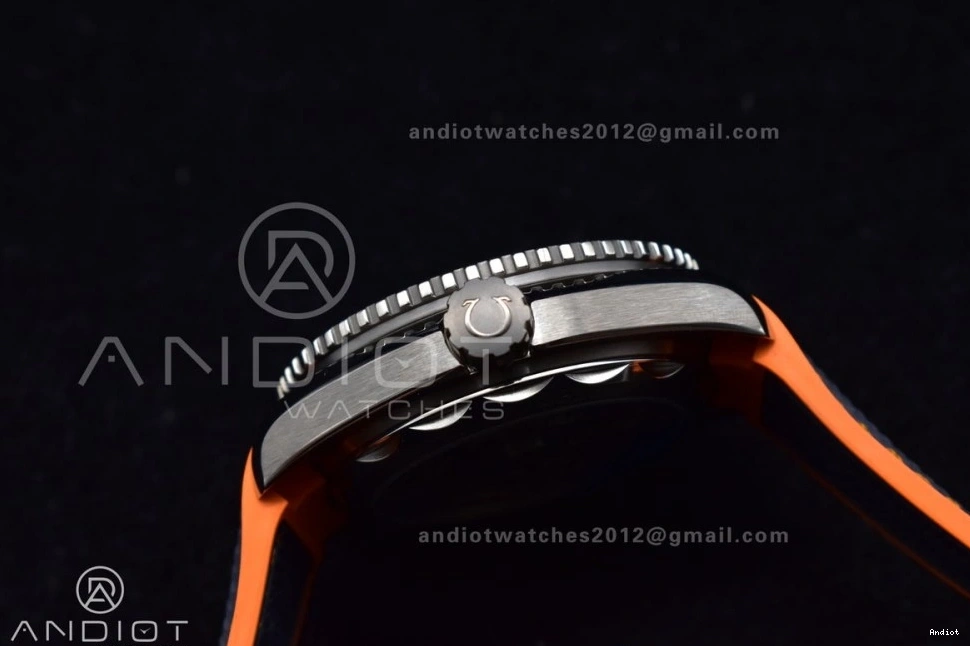 SS Nylon Dial Planet V 43.5mm Best A8900 Super Strap Clone Gray Bezel on 1010 Orange Black Ocean ModernLook VSF 1:1 Edition 0719
